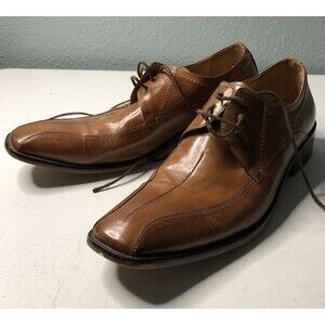 Meltonian Brown Mens Dress Shoes Sz M 11 Genuine Leather Made In Germany